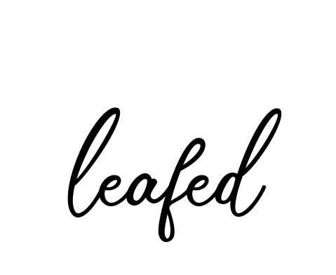 Leafed signature