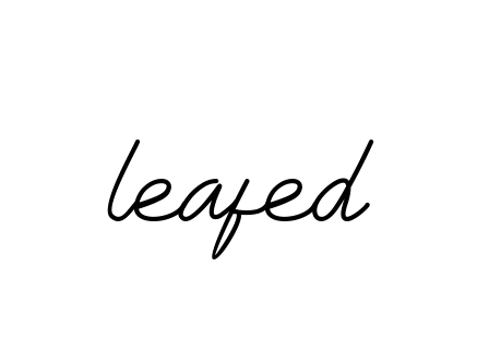 Leafed signature