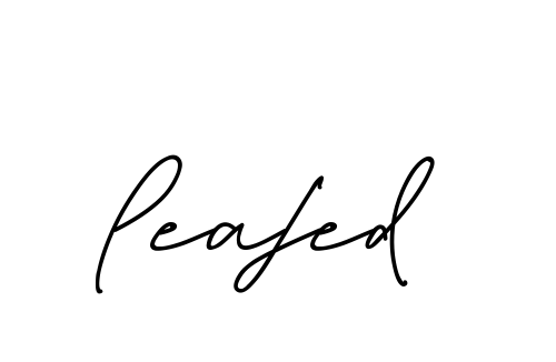 Leafed signature