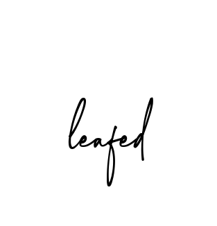 Leafed signature