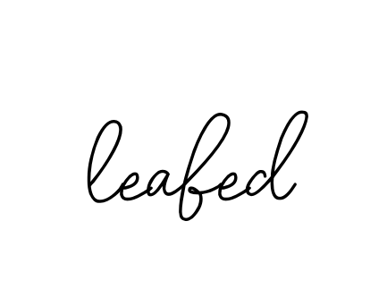 Leafed signature