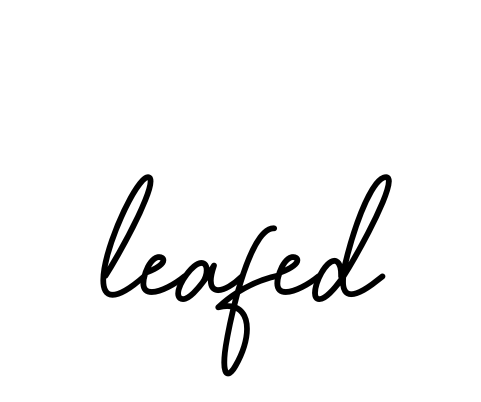 Leafed signature