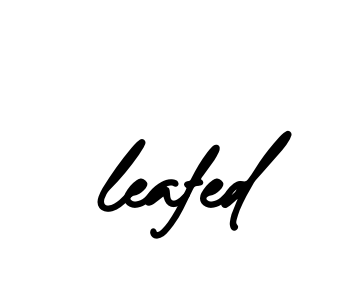 Leafed signature