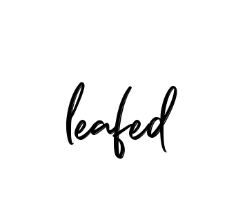 Leafed signature