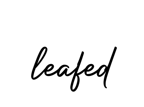 Leafed signature