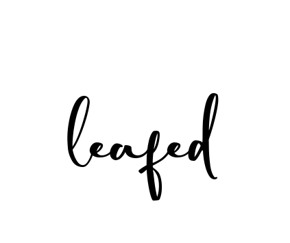 Leafed signature