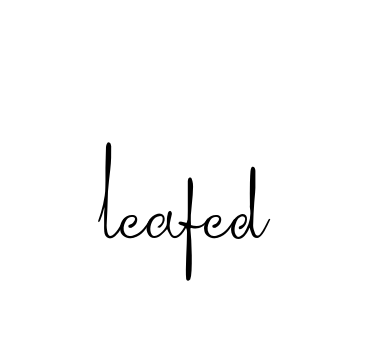 Leafed signature