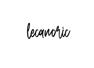 Handwritten Signature for Lecanoric - Style 143 Online