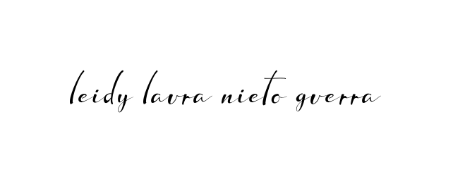 Handwritten Signature for Leidy-laura-nieto-guerra- - Style 132 Online