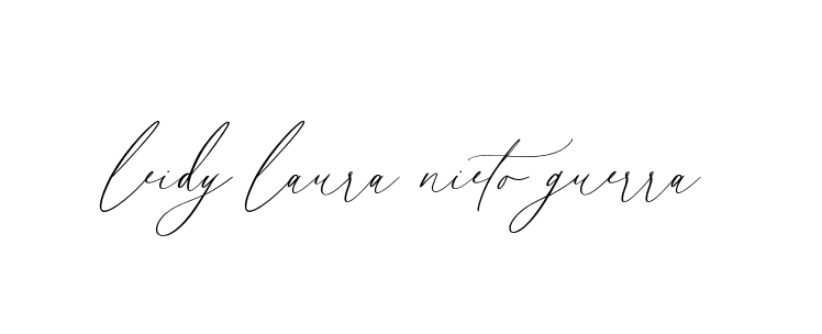 Handwritten Signature for Leidy-laura-nieto-guerra- - Style 134 Online
