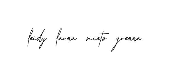 Handwritten Signature for Leidy-laura-nieto-guerra- - Style 139 Online