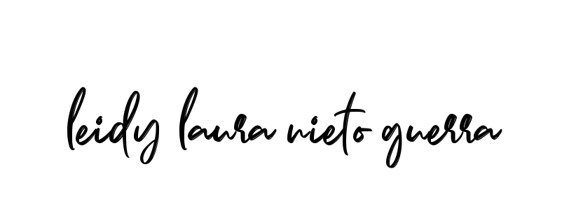 Handwritten Signature for Leidy-laura-nieto-guerra- - Style 141 Online