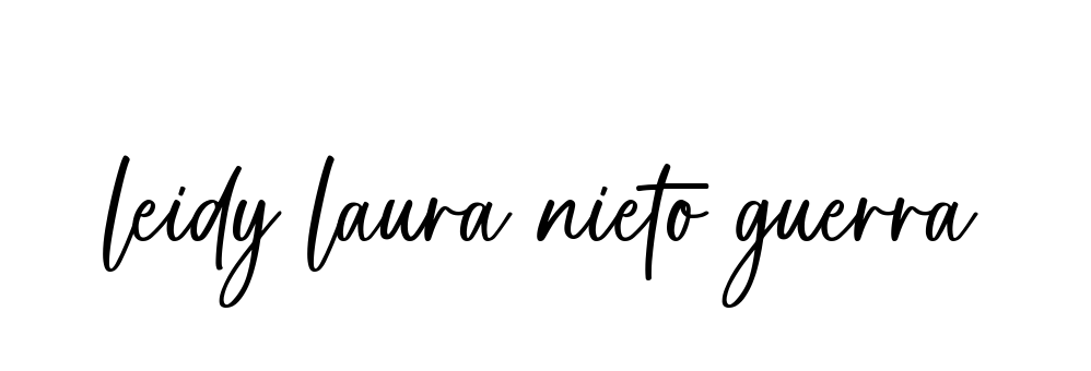 Handwritten Signature for Leidy-laura-nieto-guerra- - Style 142 Online