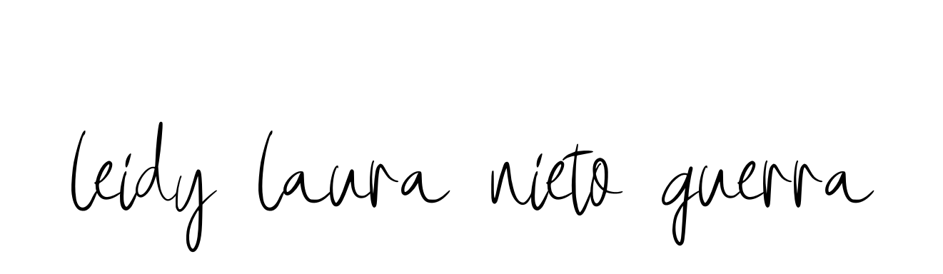 Handwritten Signature for Leidy-laura-nieto-guerra- - Style 146 Online