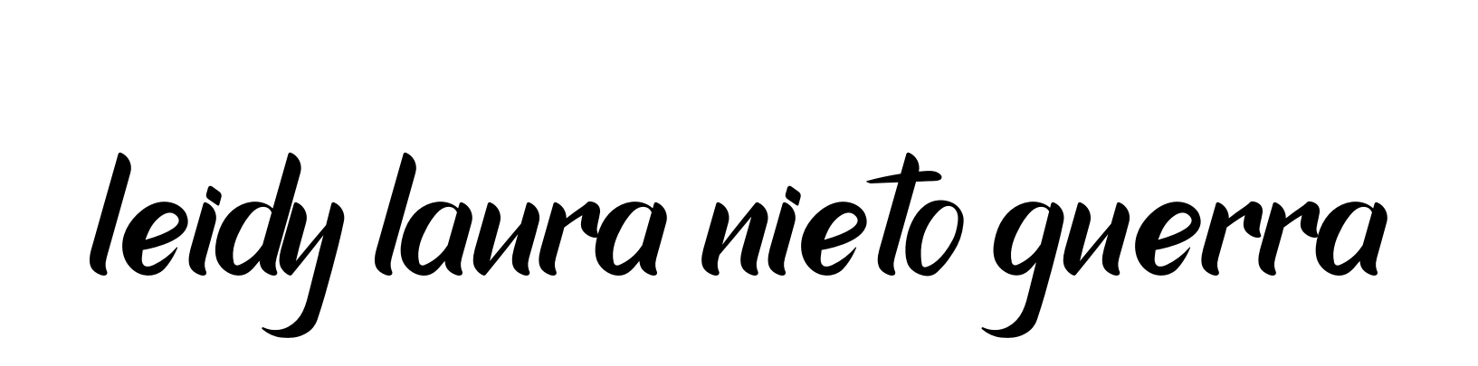 Handwritten Signature for Leidy-laura-nieto-guerra- - Style 153 Online