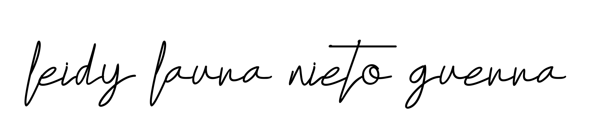 Handwritten Signature for Leidy-laura-nieto-guerra- - Style 155 Online