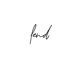 Handwritten Signature for Lend - Style 139 Online