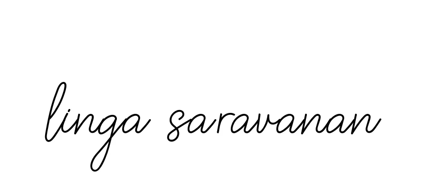 Handwritten Signature for Linga-saravanan - Style 145 Online