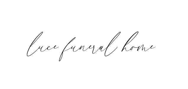 Handwritten Signature for Luce-funeral-home - Style 134 Online