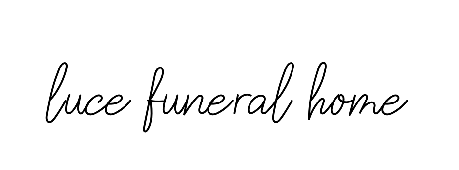 Handwritten Signature for Luce-funeral-home - Style 145 Online
