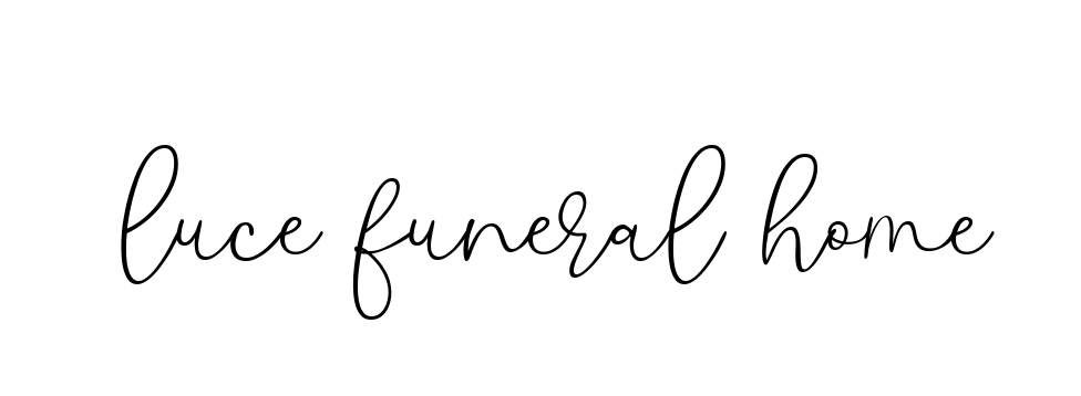 Handwritten Signature for Luce-funeral-home - Style 147 Online
