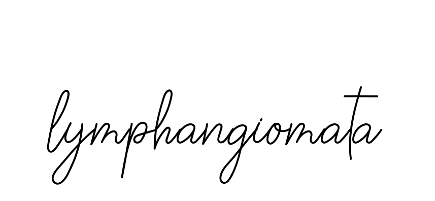 Handwritten Signature for Lymphangiomata - Style 145 Online
