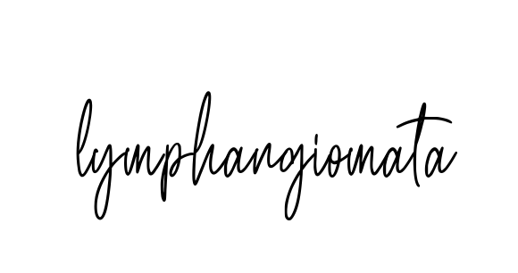 Handwritten Signature for Lymphangiomata - Style 154 Online