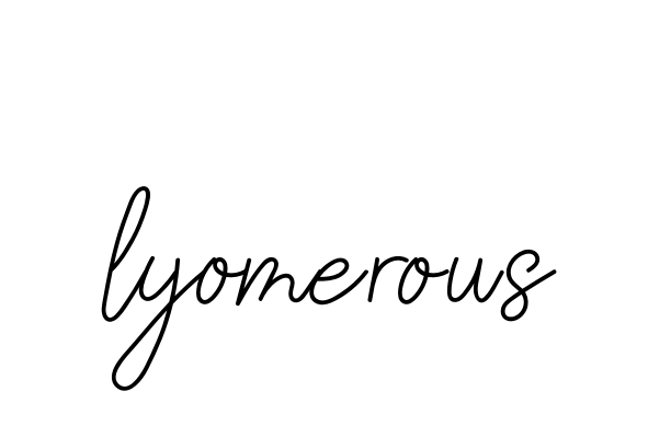 Handwritten Signature for Lyomerous - Style 145 Online