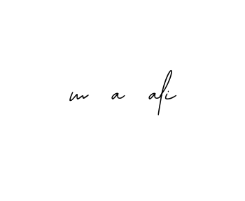 Handwritten Signature for M-a-ali - Style 139 Online