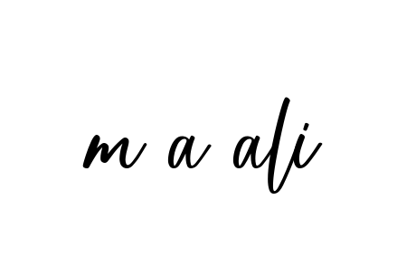 Handwritten Signature for M-a-ali - Style 142 Online
