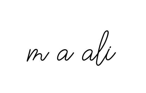 Handwritten Signature for M-a-ali - Style 145 Online