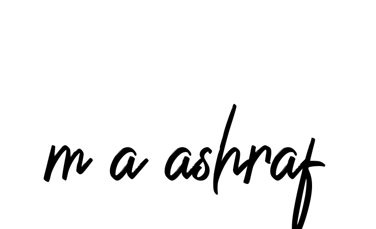 Handwritten Signature for M-a-ashraf - Style 149 Online