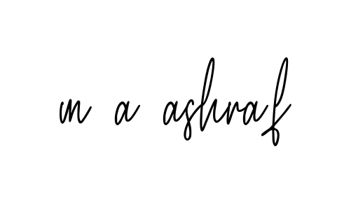 Handwritten Signature for M-a-ashraf - Style 154 Online