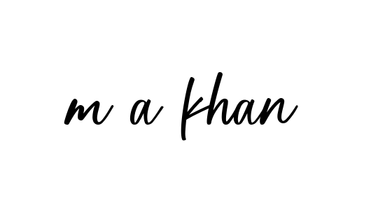 M-a-khan signature