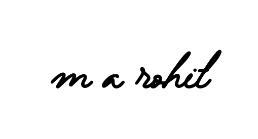 Handwritten Signature for M-a-rohit - Style 137 Online