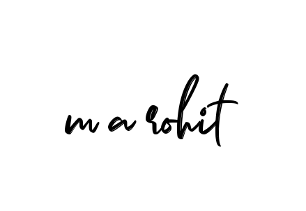 Handwritten Signature for M-a-rohit - Style 141 Online