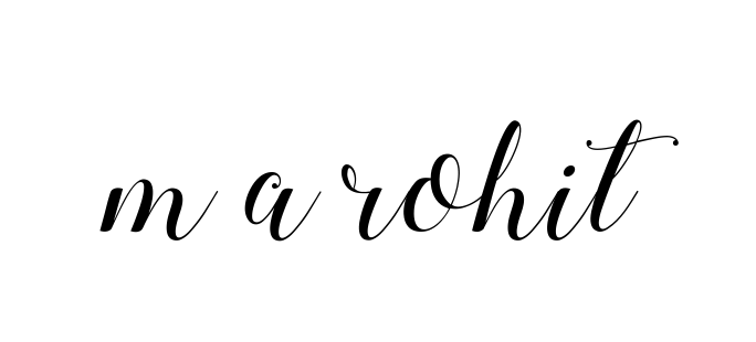 Handwritten Signature for M-a-rohit - Style 144 Online