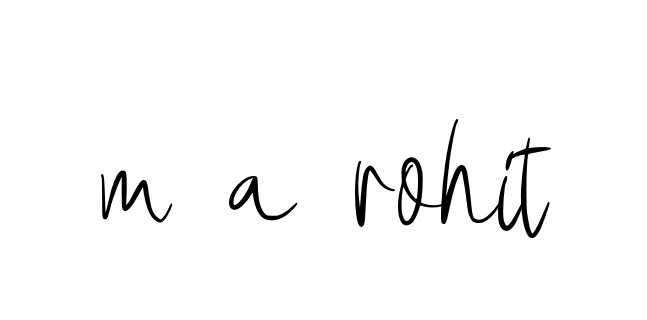 Handwritten Signature for M-a-rohit - Style 146 Online