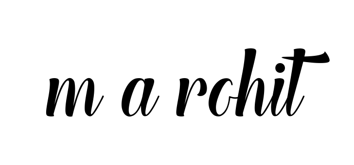 Handwritten Signature for M-a-rohit - Style 148 Online
