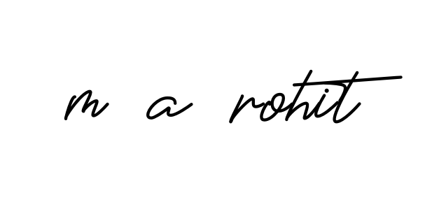 Handwritten Signature for M-a-rohit - Style 150 Online