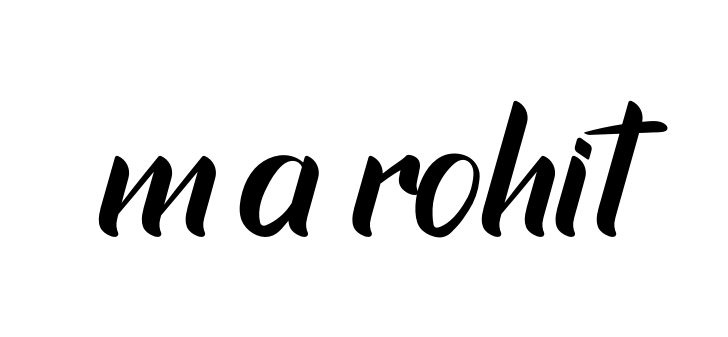 Handwritten Signature for M-a-rohit - Style 153 Online