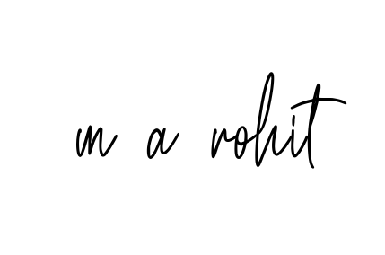 Handwritten Signature for M-a-rohit - Style 154 Online