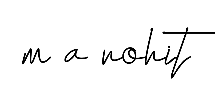 Handwritten Signature for M-a-rohit - Style 155 Online
