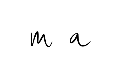 Handwritten Signature for M-a - Style 146 Online