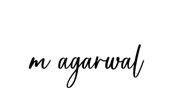 Handwritten Signature for M-agarwal - Style 142 Online