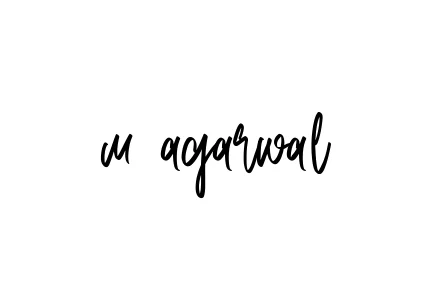 Handwritten Signature for M-agarwal - Style 143 Online