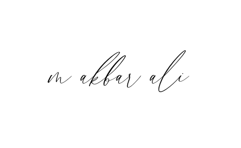 M-akbar-ali signature