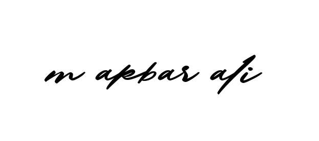 M-akbar-ali signature