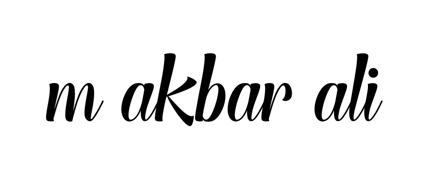 M-akbar-ali signature