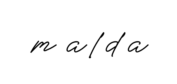 Handwritten Signature for M-alda - Style 152 Online